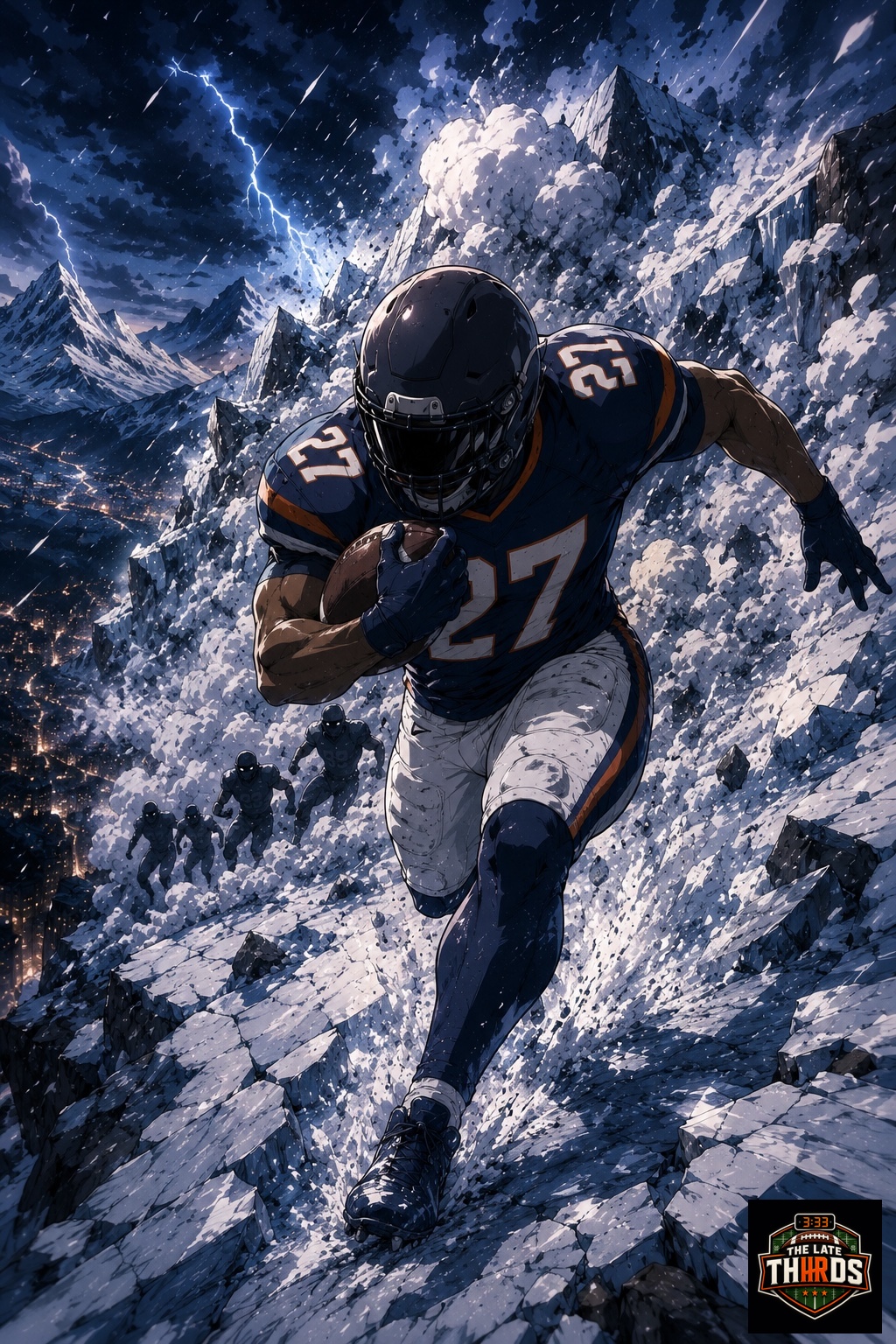 J.K. Dobbins player artwork