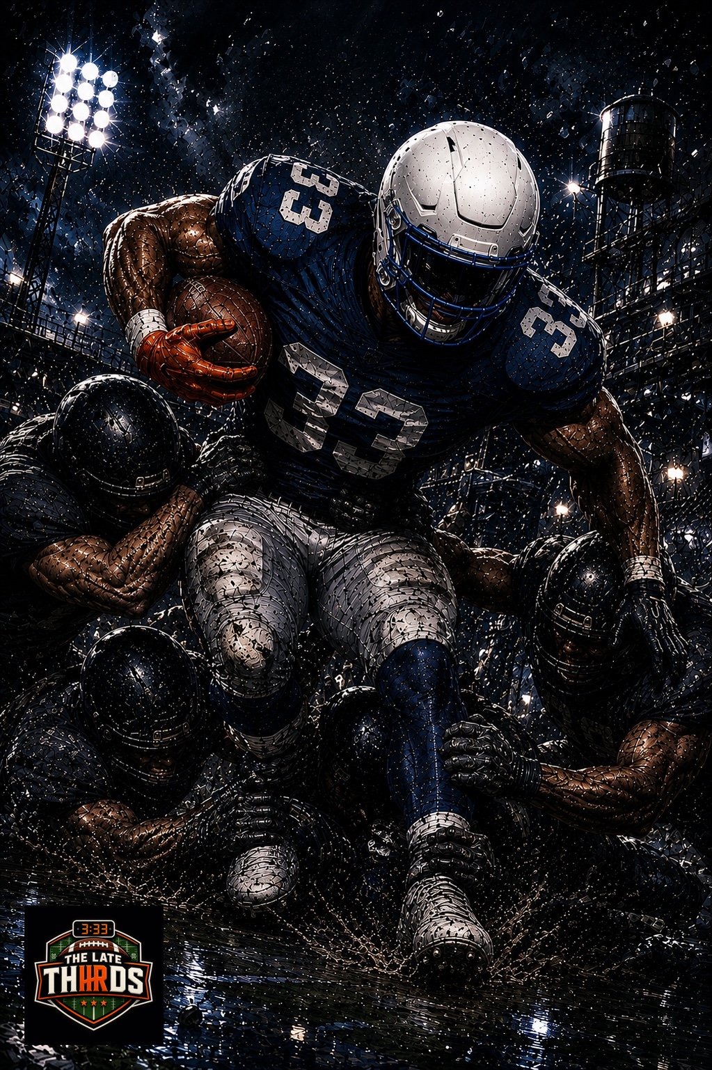 Javonte Williams player artwork