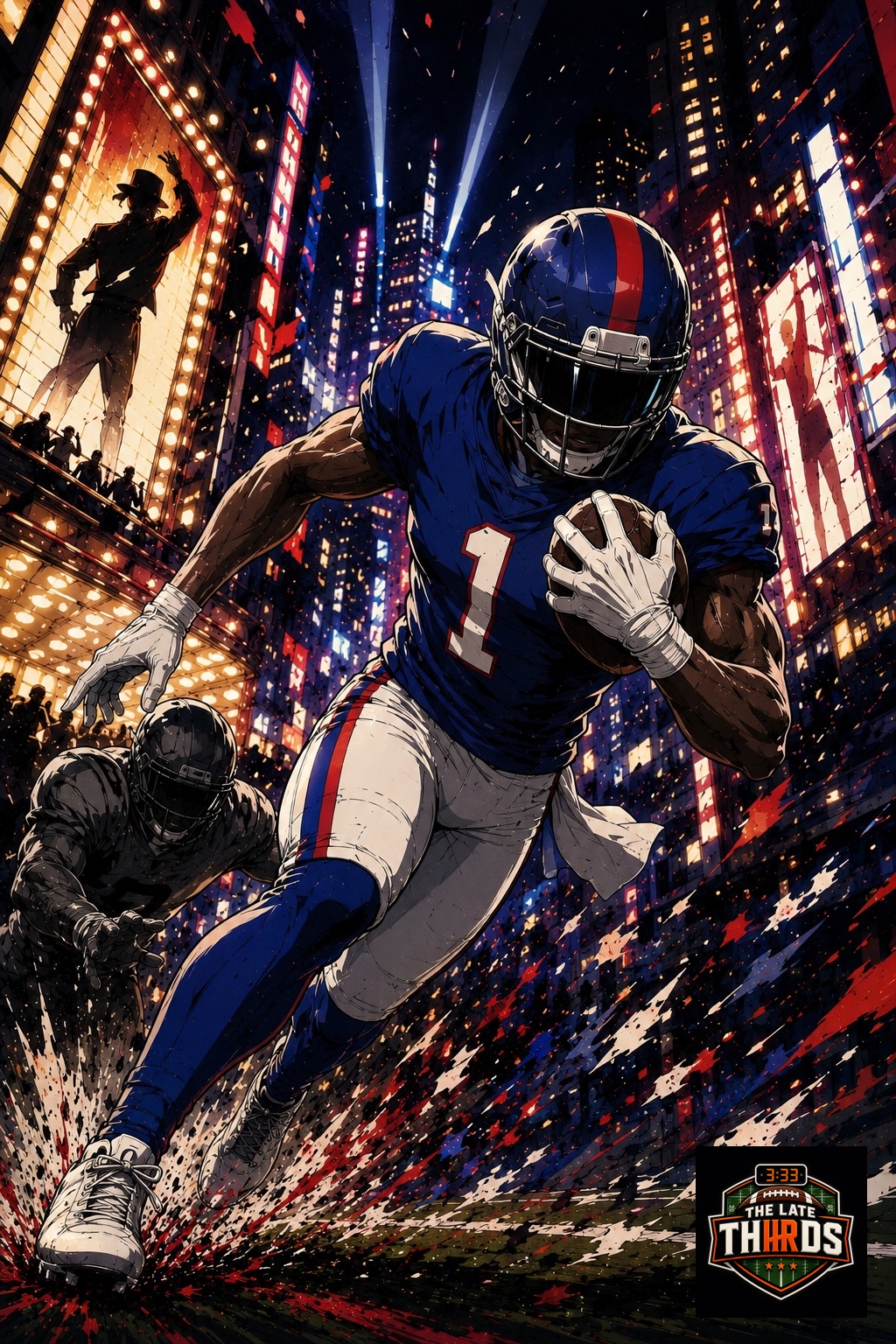 Malik Nabers player artwork