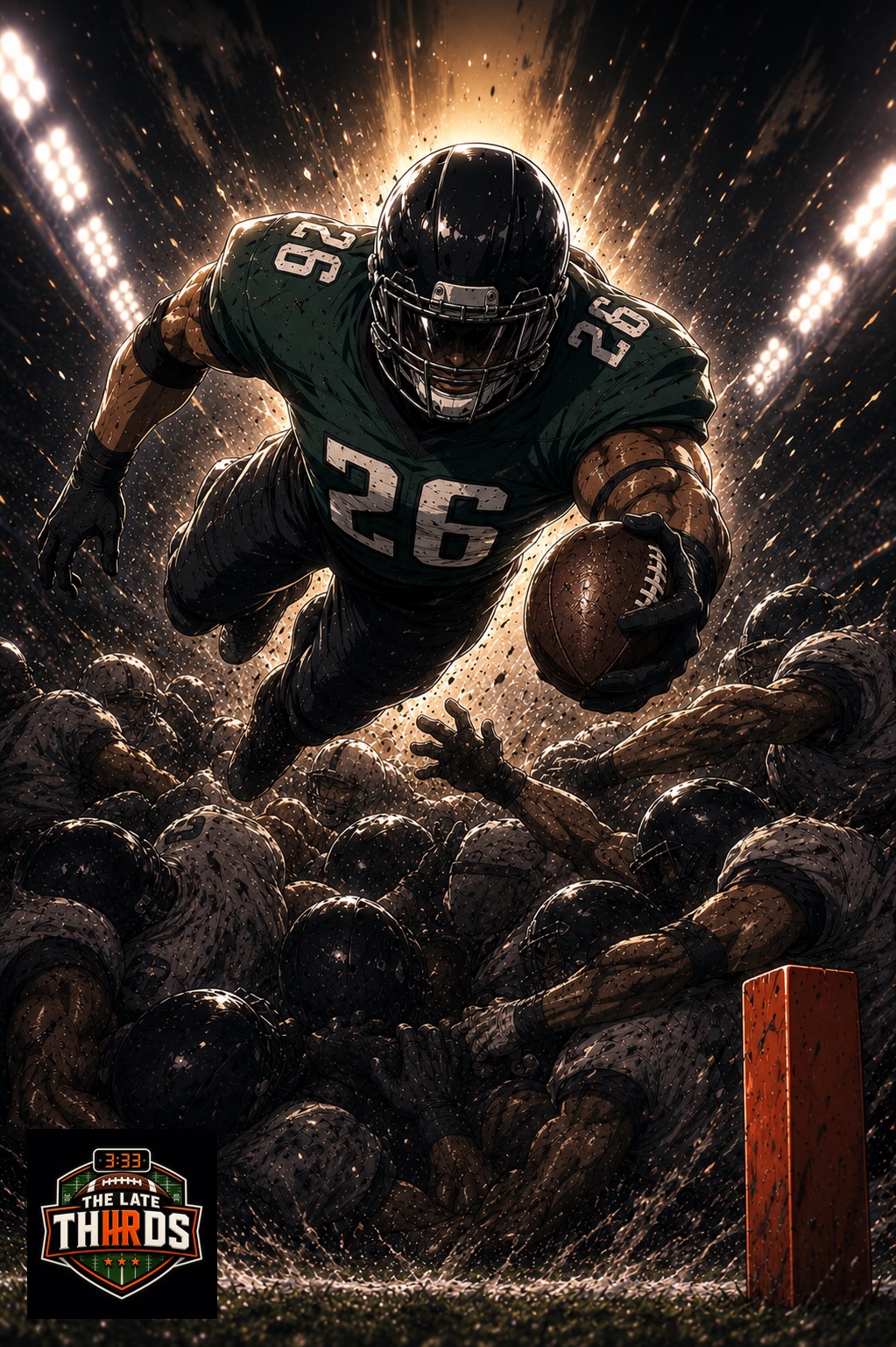 Saquon Barkley sample profile artwork
