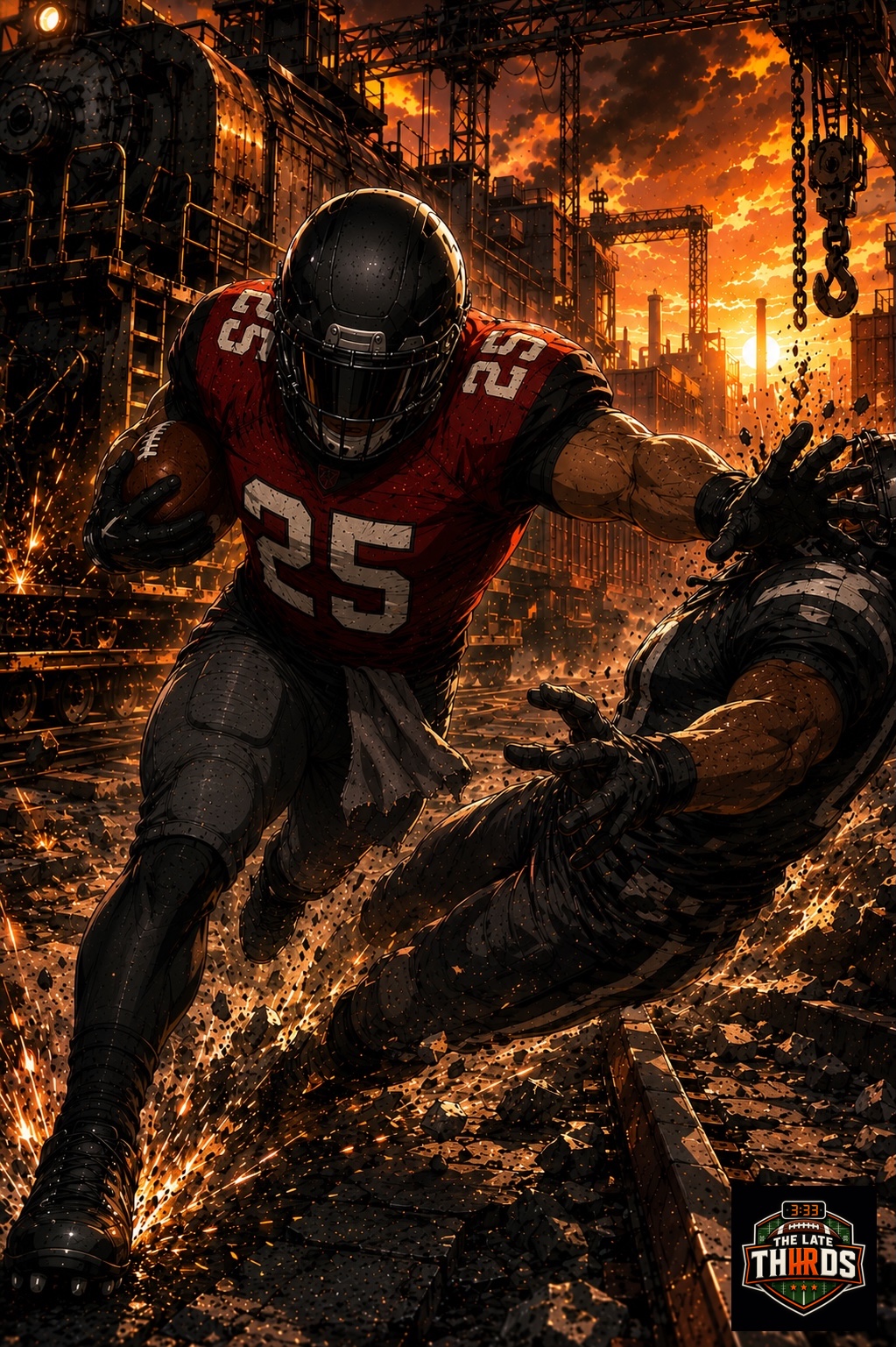 Tyler Allgeier player artwork