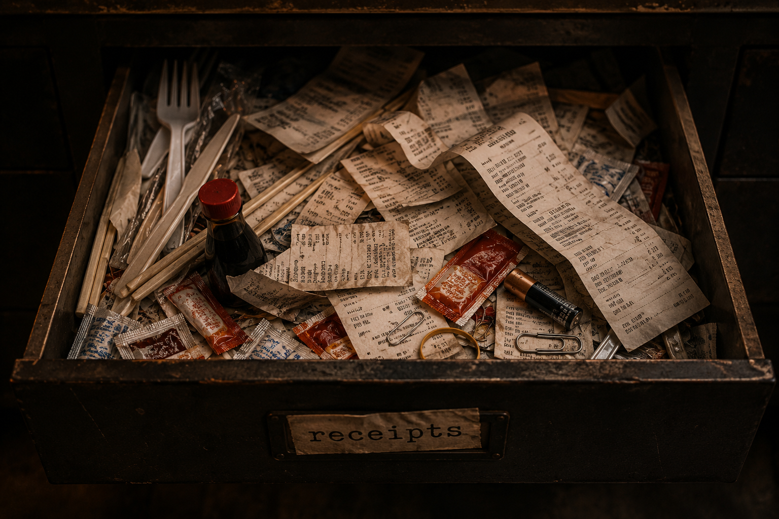 indyMANa receipts drawer