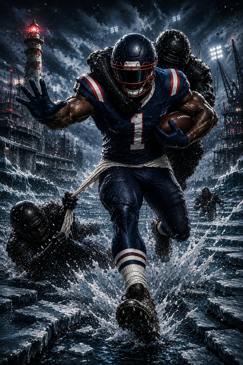A.J. Brown player artwork