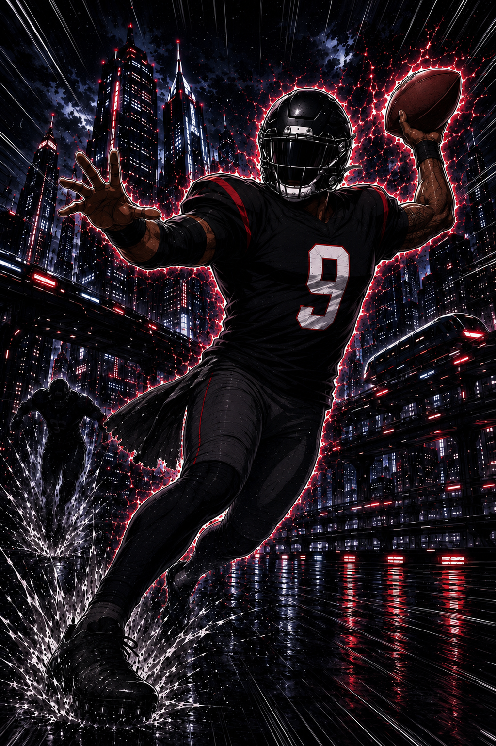Michael Penix Jr. player artwork