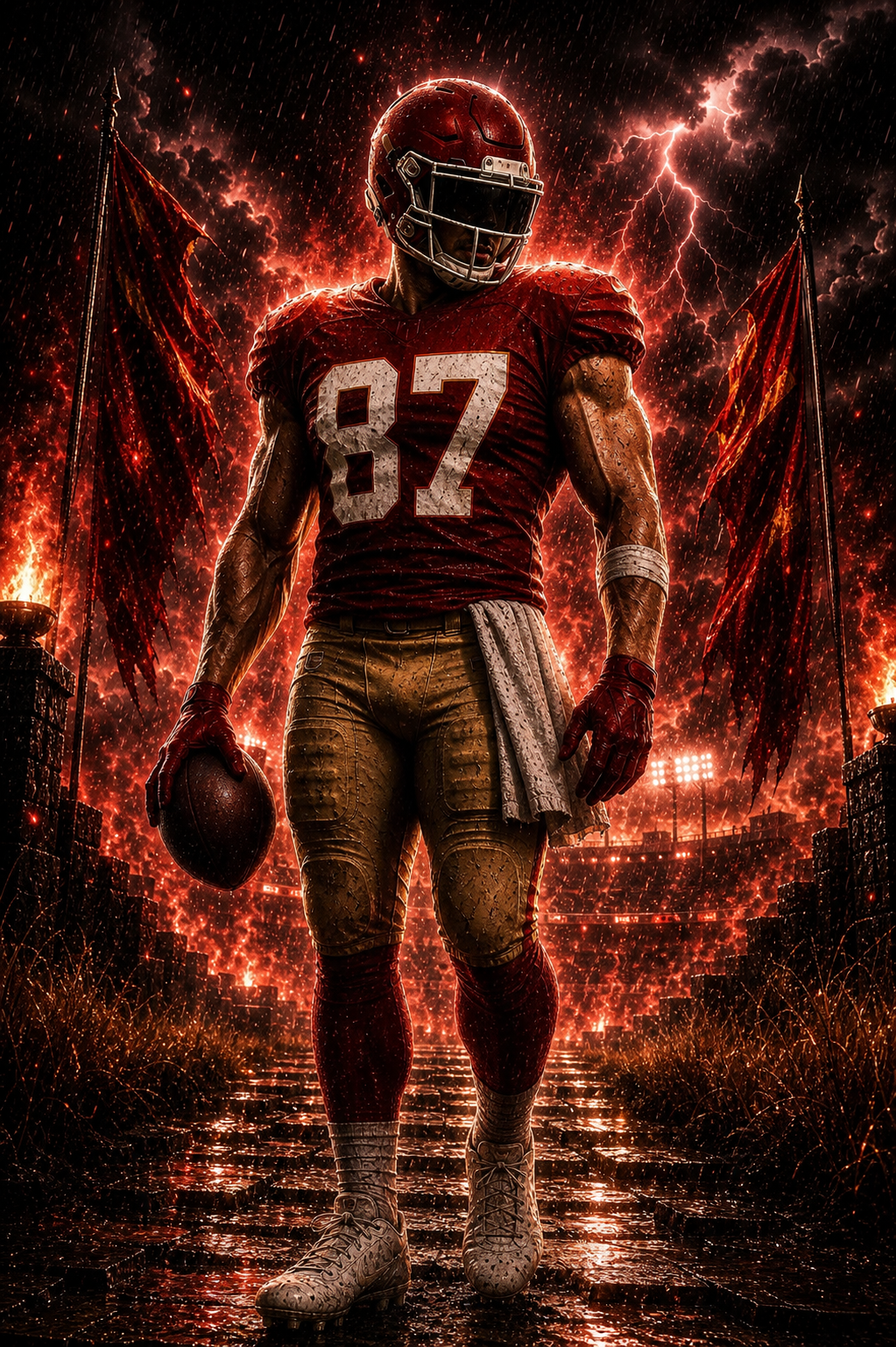 Travis Kelce player artwork