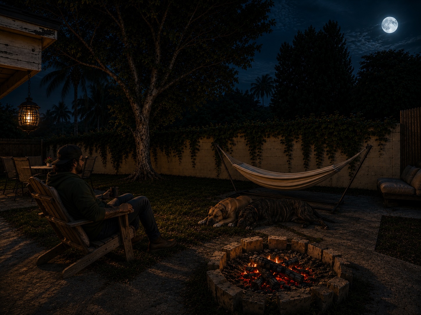 cricks by the fire after the tape
