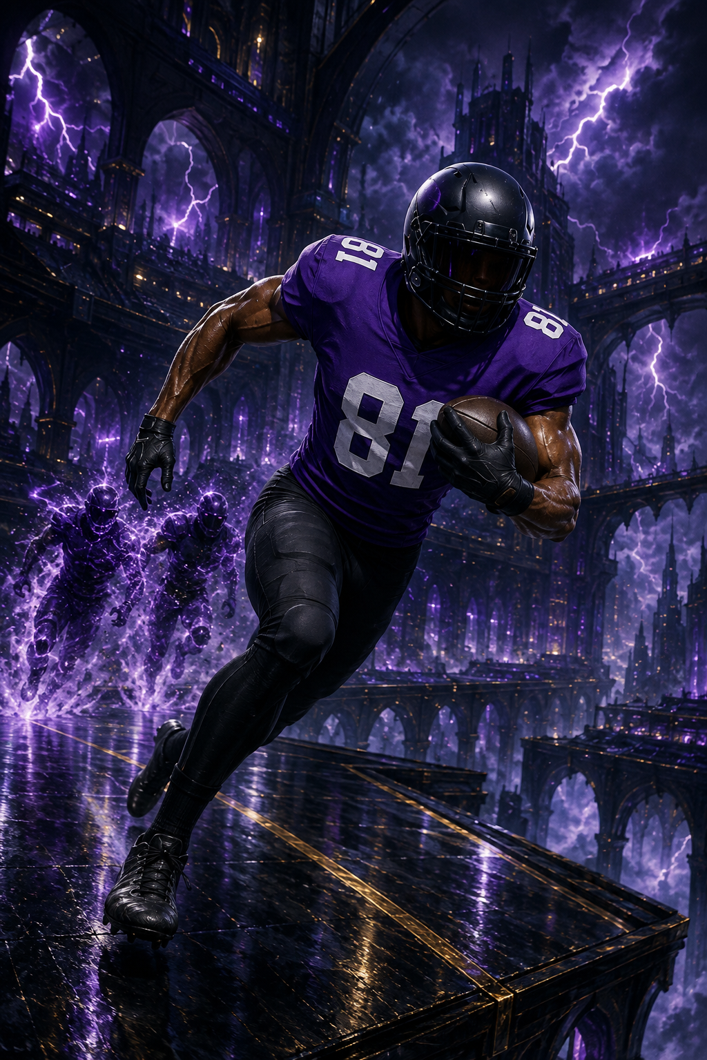 Devontez Walker Baltimore Ravens player artwork